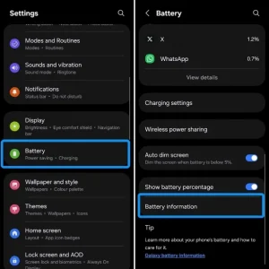 Battery information